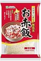Amazon | とがずに炊ける無洗米お赤飯 332g ×10袋 | むらせ